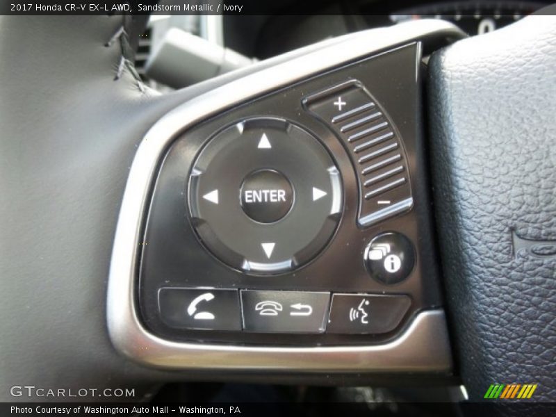 Sandstorm Metallic / Ivory 2017 Honda CR-V EX-L AWD