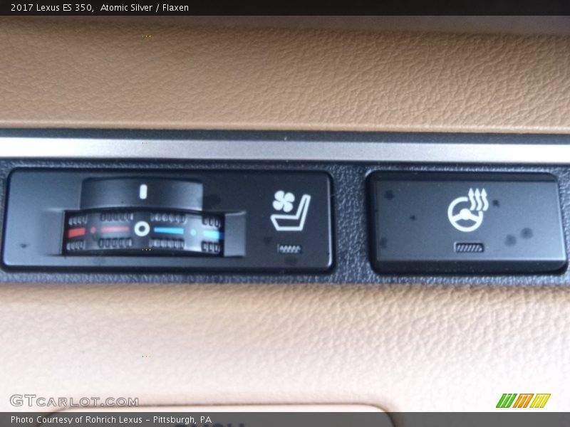 Atomic Silver / Flaxen 2017 Lexus ES 350