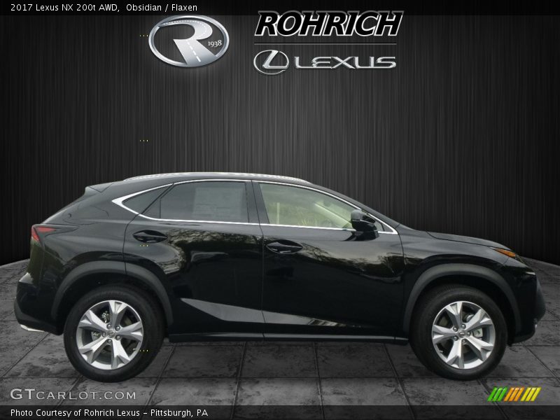 Obsidian / Flaxen 2017 Lexus NX 200t AWD