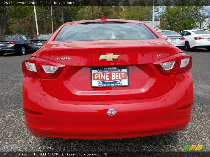 Red Hot / Jet Black 2017 Chevrolet Cruze LT