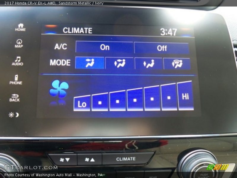 Sandstorm Metallic / Ivory 2017 Honda CR-V EX-L AWD