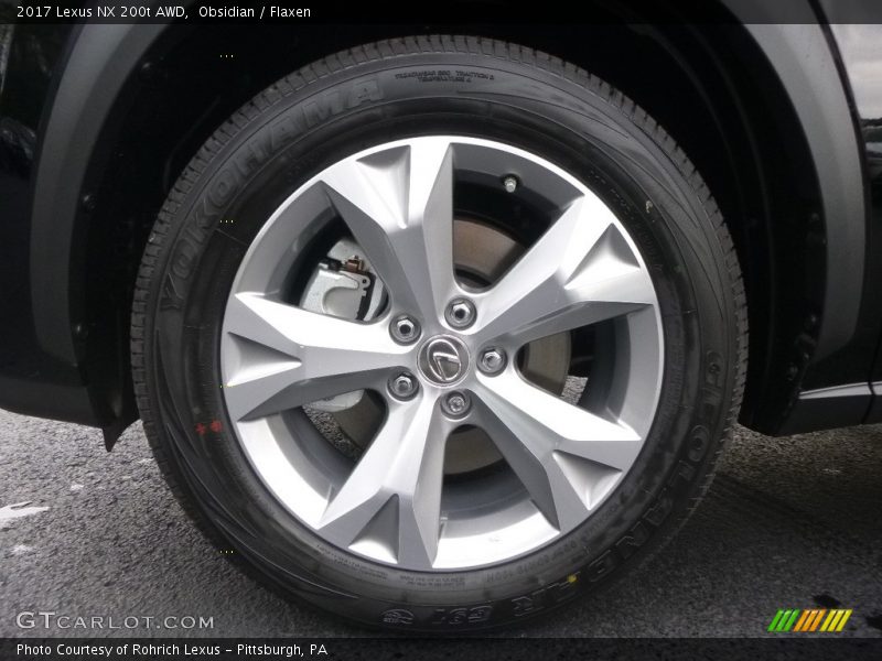 Obsidian / Flaxen 2017 Lexus NX 200t AWD