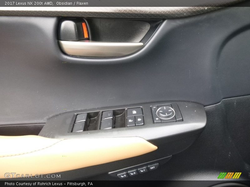 Obsidian / Flaxen 2017 Lexus NX 200t AWD