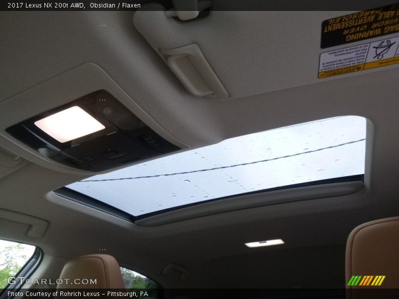 Obsidian / Flaxen 2017 Lexus NX 200t AWD