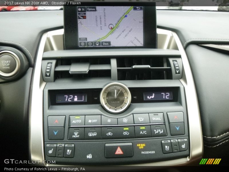 Obsidian / Flaxen 2017 Lexus NX 200t AWD