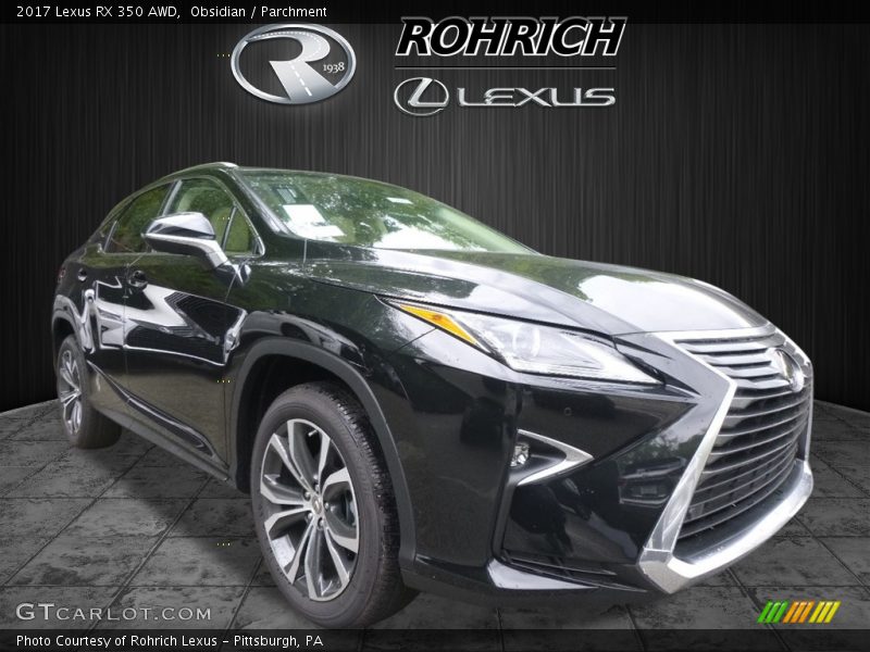 Obsidian / Parchment 2017 Lexus RX 350 AWD
