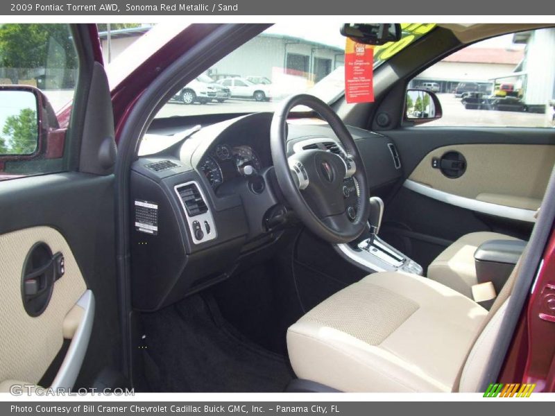Sonoma Red Metallic / Sand 2009 Pontiac Torrent AWD