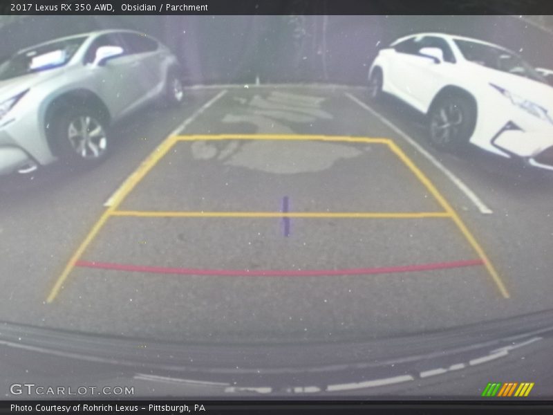 Obsidian / Parchment 2017 Lexus RX 350 AWD