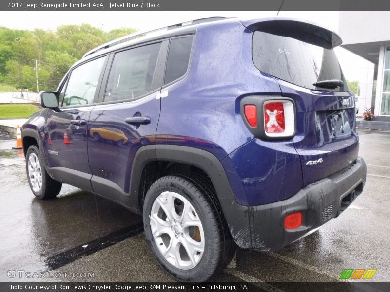 Jetset Blue / Black 2017 Jeep Renegade Limited 4x4