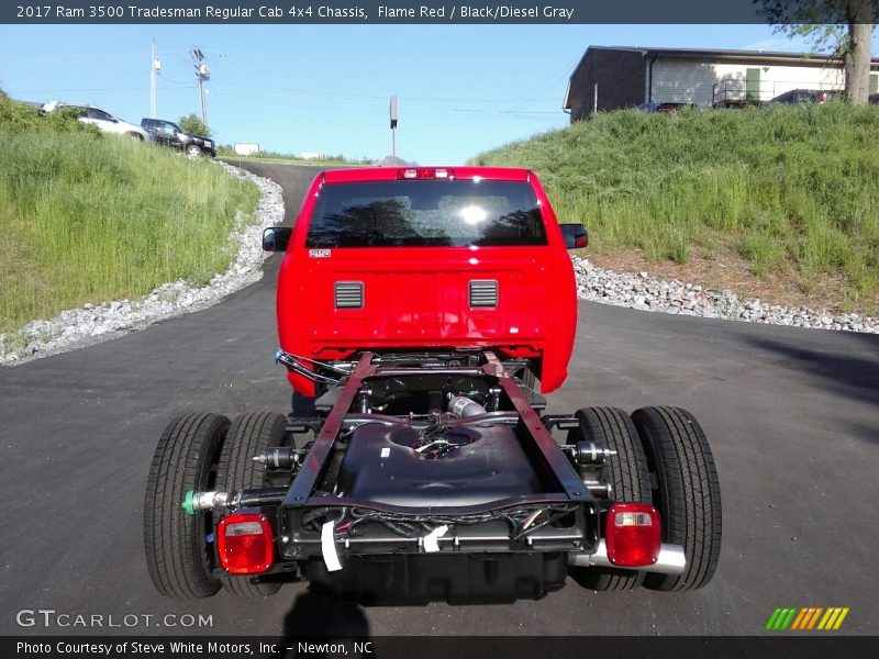 Flame Red / Black/Diesel Gray 2017 Ram 3500 Tradesman Regular Cab 4x4 Chassis