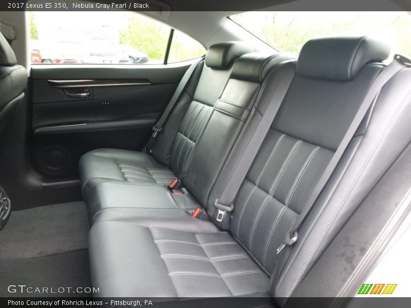 Nebula Gray Pearl / Black 2017 Lexus ES 350