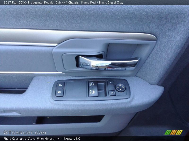 Flame Red / Black/Diesel Gray 2017 Ram 3500 Tradesman Regular Cab 4x4 Chassis