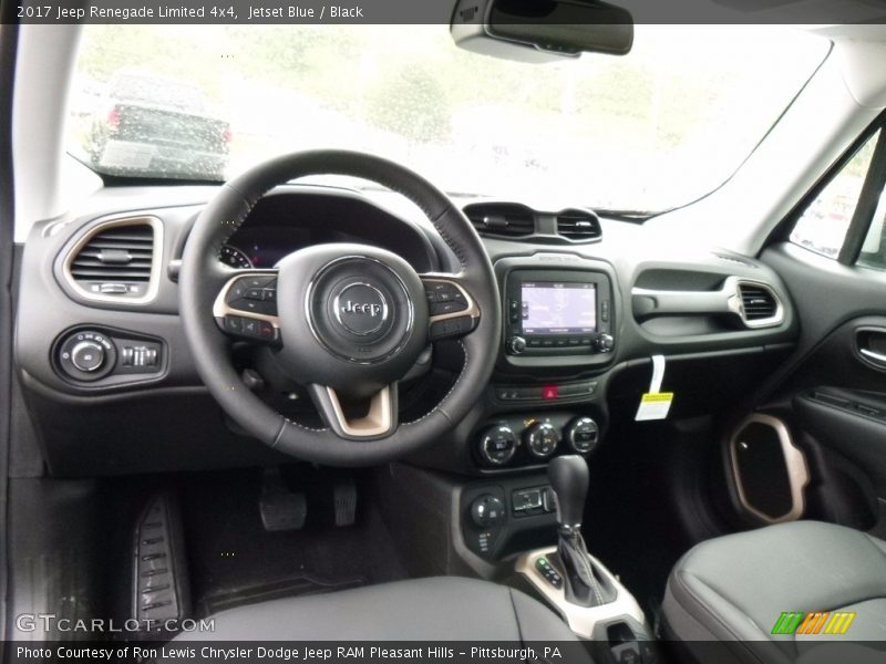 Jetset Blue / Black 2017 Jeep Renegade Limited 4x4