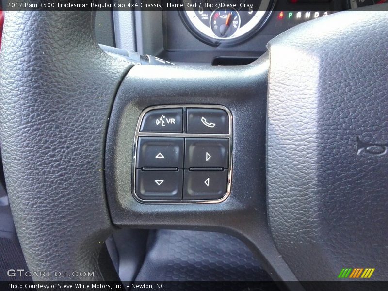 Flame Red / Black/Diesel Gray 2017 Ram 3500 Tradesman Regular Cab 4x4 Chassis