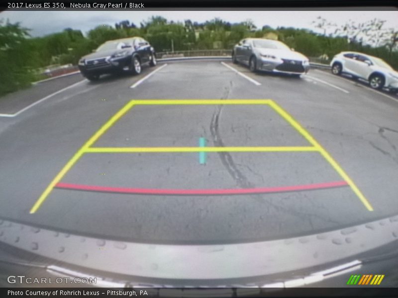 Nebula Gray Pearl / Black 2017 Lexus ES 350