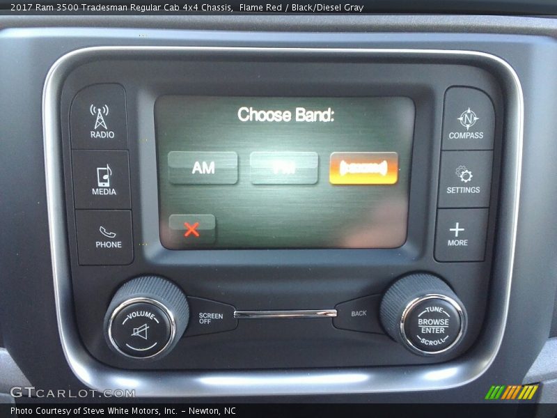 Flame Red / Black/Diesel Gray 2017 Ram 3500 Tradesman Regular Cab 4x4 Chassis