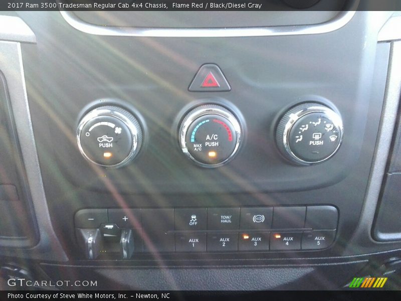 Flame Red / Black/Diesel Gray 2017 Ram 3500 Tradesman Regular Cab 4x4 Chassis