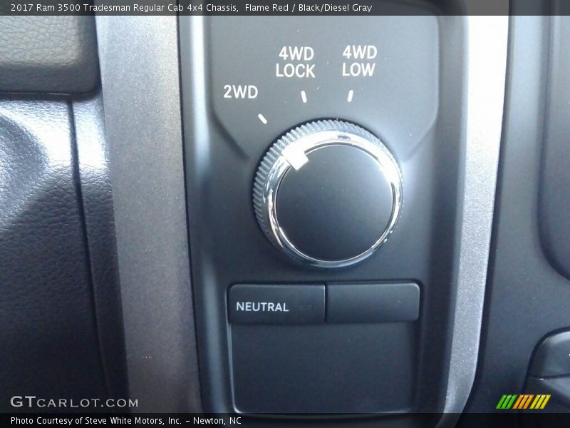 Flame Red / Black/Diesel Gray 2017 Ram 3500 Tradesman Regular Cab 4x4 Chassis