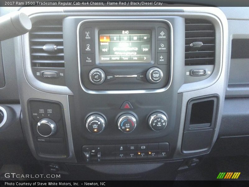 Flame Red / Black/Diesel Gray 2017 Ram 3500 Tradesman Regular Cab 4x4 Chassis