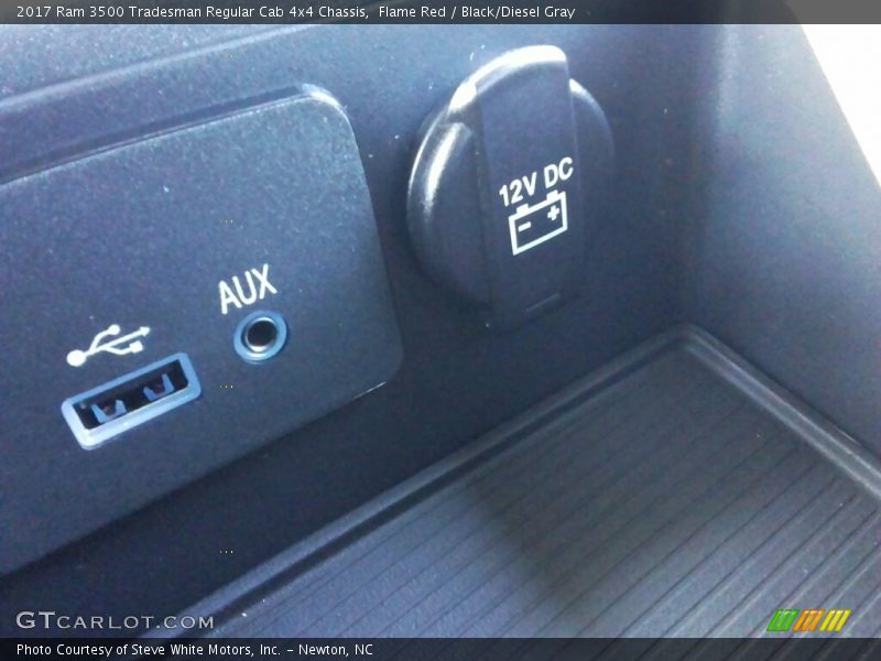 Flame Red / Black/Diesel Gray 2017 Ram 3500 Tradesman Regular Cab 4x4 Chassis