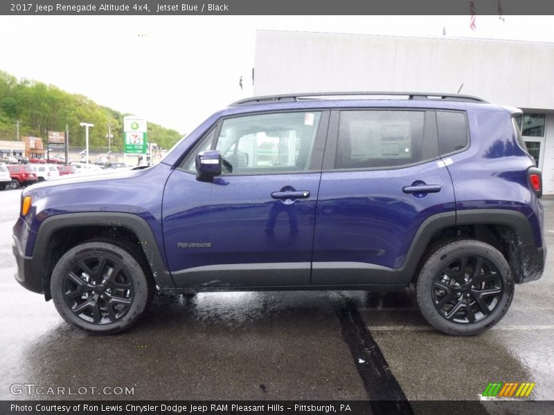 Jetset Blue / Black 2017 Jeep Renegade Altitude 4x4