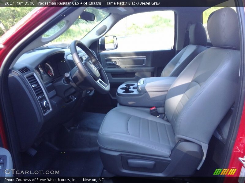 Flame Red / Black/Diesel Gray 2017 Ram 3500 Tradesman Regular Cab 4x4 Chassis