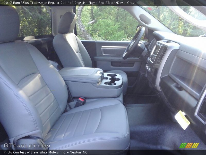 Flame Red / Black/Diesel Gray 2017 Ram 3500 Tradesman Regular Cab 4x4 Chassis