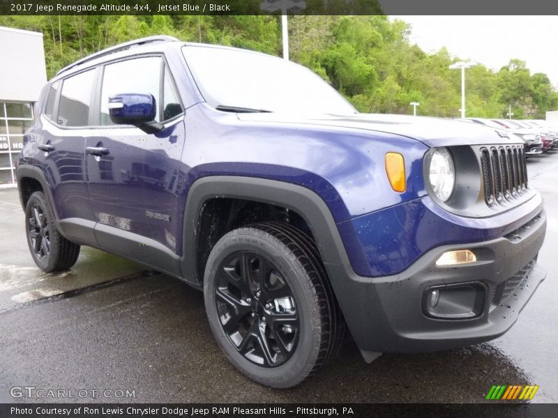 Jetset Blue / Black 2017 Jeep Renegade Altitude 4x4