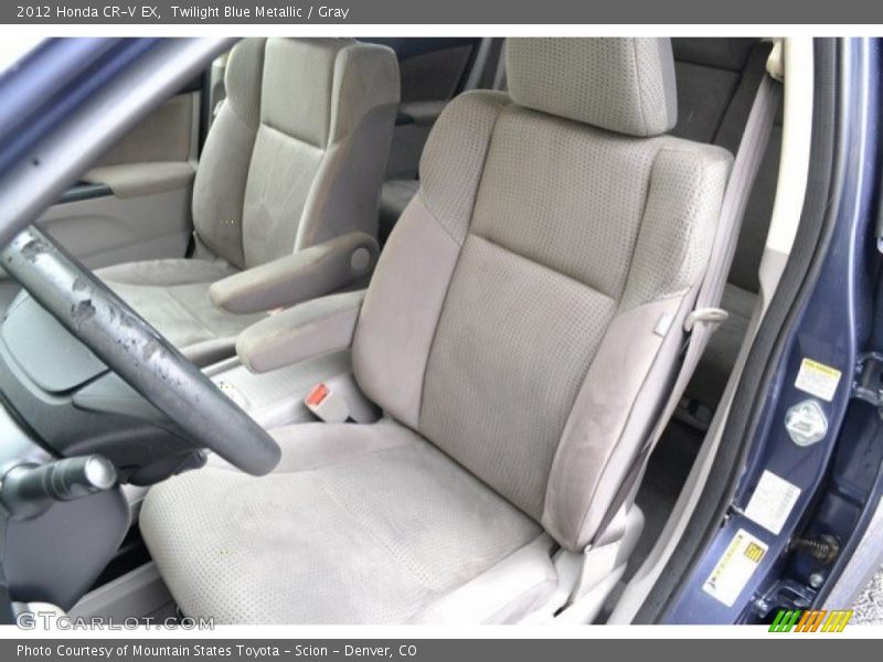 Twilight Blue Metallic / Gray 2012 Honda CR-V EX