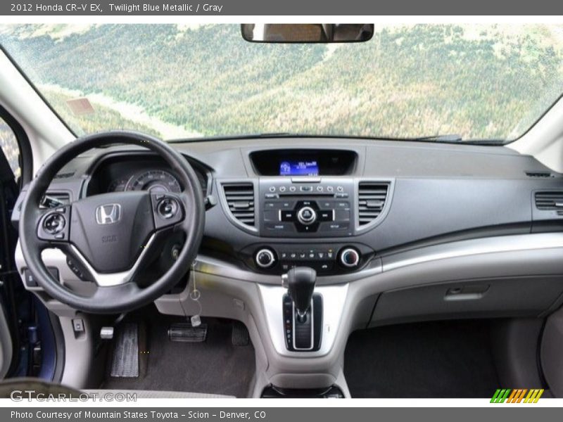 Twilight Blue Metallic / Gray 2012 Honda CR-V EX