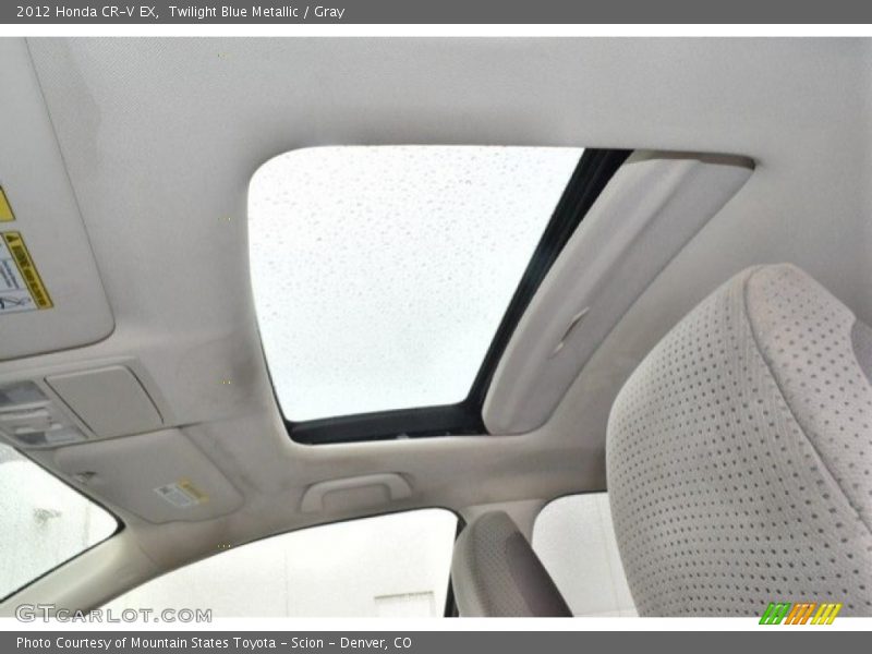 Twilight Blue Metallic / Gray 2012 Honda CR-V EX