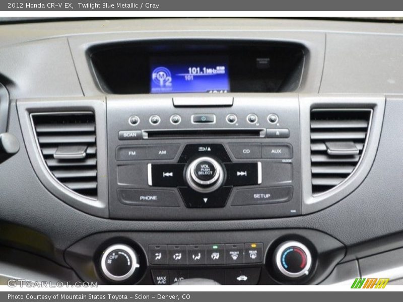 Twilight Blue Metallic / Gray 2012 Honda CR-V EX
