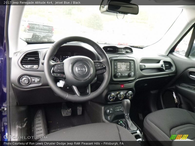 Jetset Blue / Black 2017 Jeep Renegade Altitude 4x4