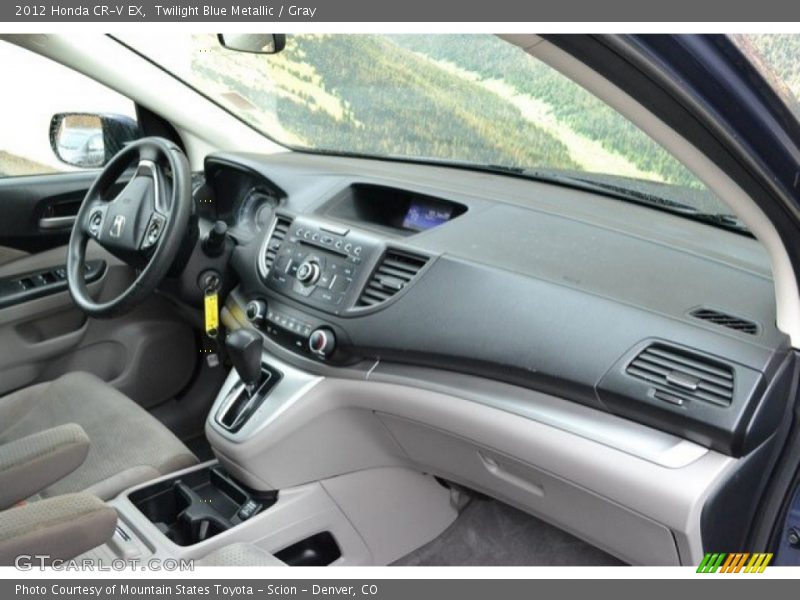 Twilight Blue Metallic / Gray 2012 Honda CR-V EX