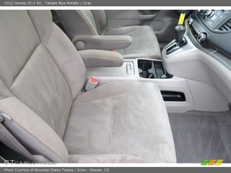 Twilight Blue Metallic / Gray 2012 Honda CR-V EX
