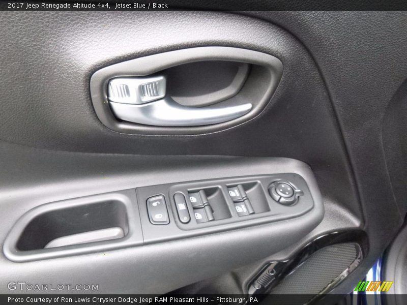 Jetset Blue / Black 2017 Jeep Renegade Altitude 4x4