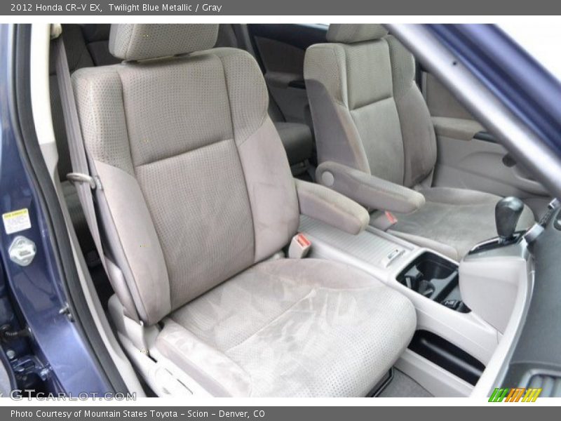 Twilight Blue Metallic / Gray 2012 Honda CR-V EX