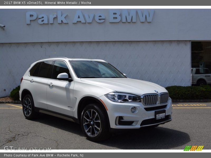 Mineral White Metallic / Mocha 2017 BMW X5 xDrive35i