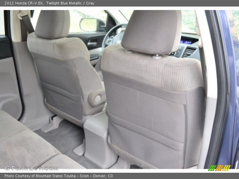 Twilight Blue Metallic / Gray 2012 Honda CR-V EX