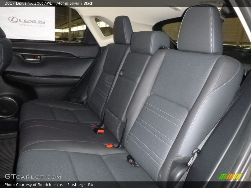 Atomic Silver / Black 2017 Lexus NX 200t AWD