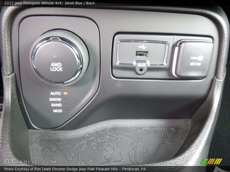 Jetset Blue / Black 2017 Jeep Renegade Altitude 4x4
