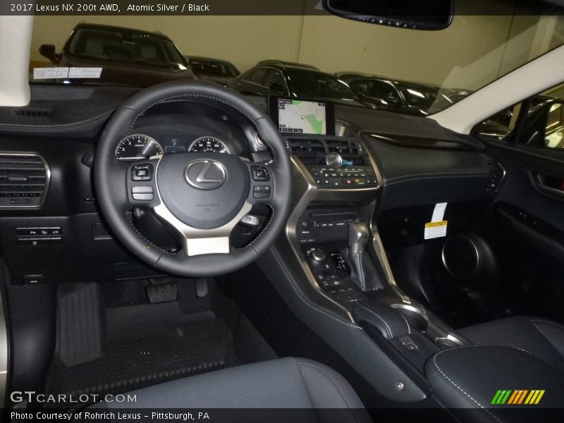 Atomic Silver / Black 2017 Lexus NX 200t AWD