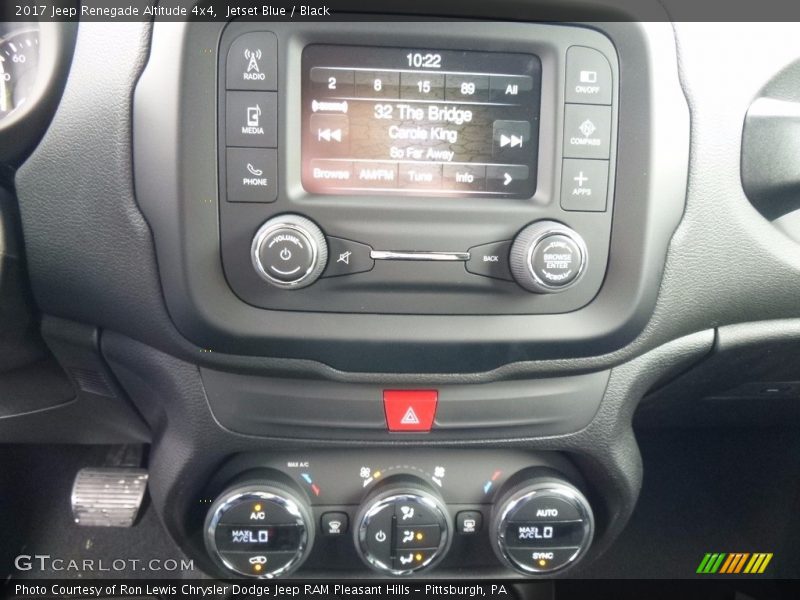 Jetset Blue / Black 2017 Jeep Renegade Altitude 4x4