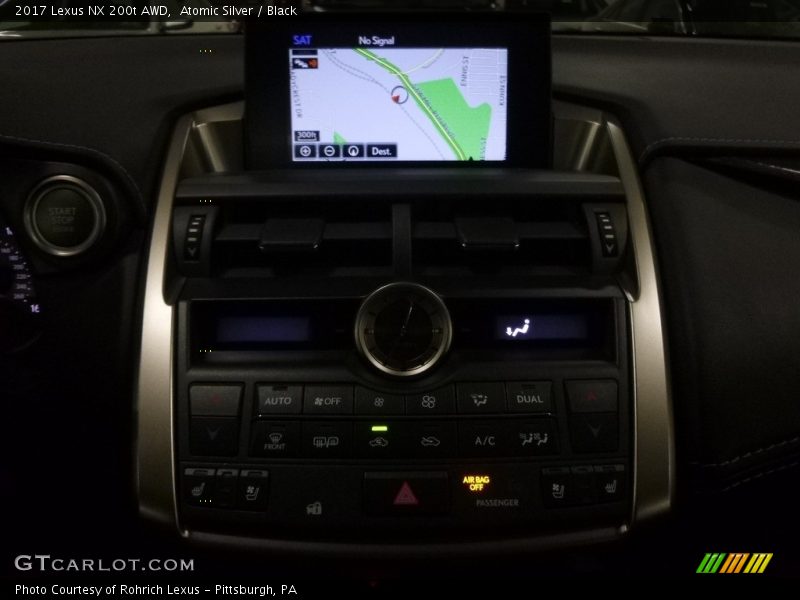 Atomic Silver / Black 2017 Lexus NX 200t AWD