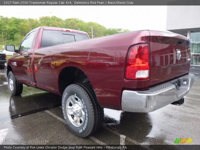 Delmonico Red Pearl / Black/Diesel Gray 2017 Ram 2500 Tradesman Regular Cab 4x4