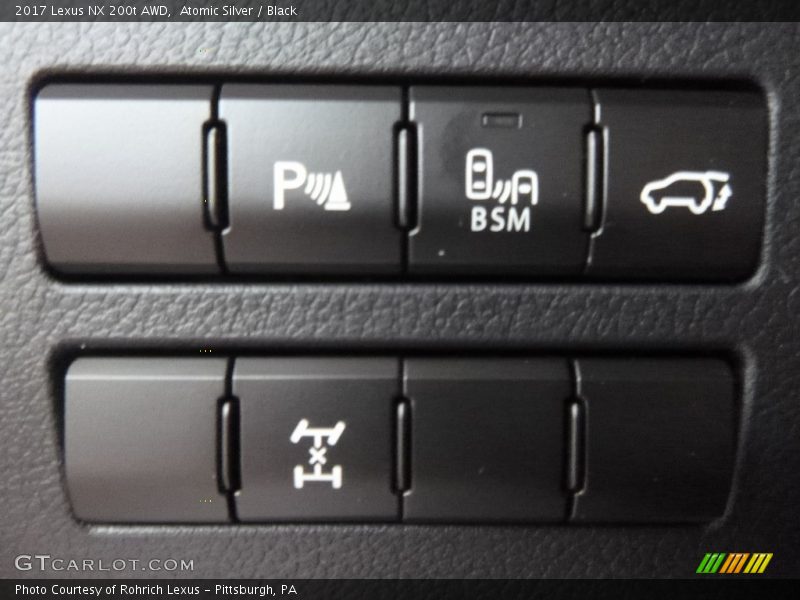 Atomic Silver / Black 2017 Lexus NX 200t AWD