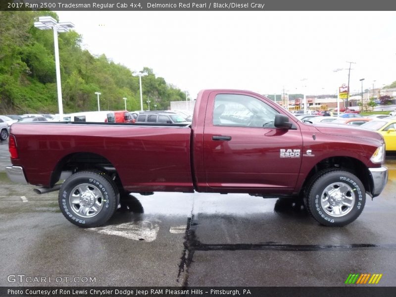 Delmonico Red Pearl / Black/Diesel Gray 2017 Ram 2500 Tradesman Regular Cab 4x4