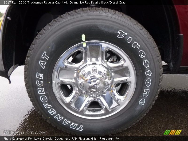 Delmonico Red Pearl / Black/Diesel Gray 2017 Ram 2500 Tradesman Regular Cab 4x4