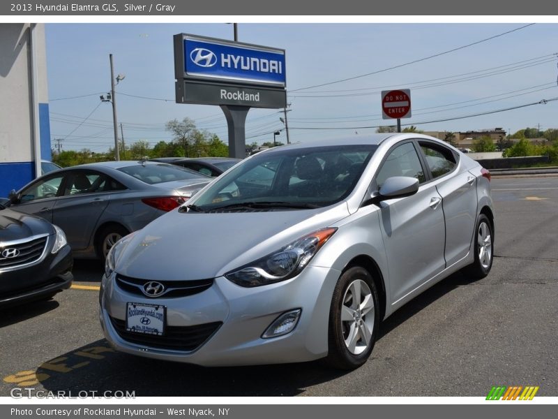 Silver / Gray 2013 Hyundai Elantra GLS