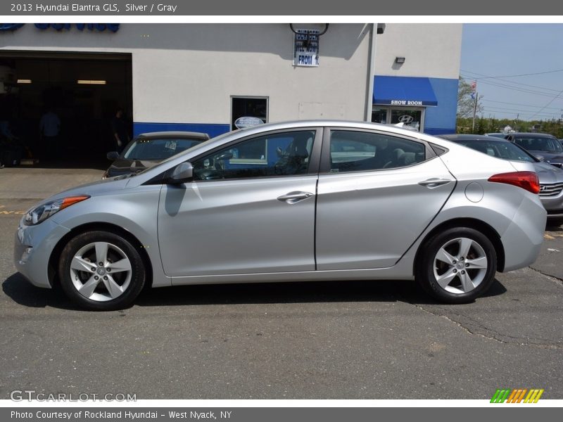 Silver / Gray 2013 Hyundai Elantra GLS